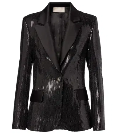 Elie Saab Sequined satin blazer | Thumbnail 1