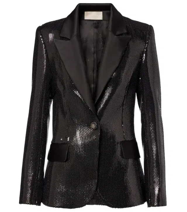 Elie Saab Sequined satin blazer