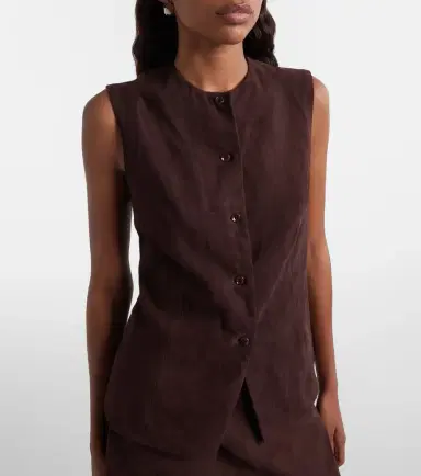 STOULS Suede Casino vest | Thumbnail 3 STOULS Suede Casino vest | Thumbnail 3