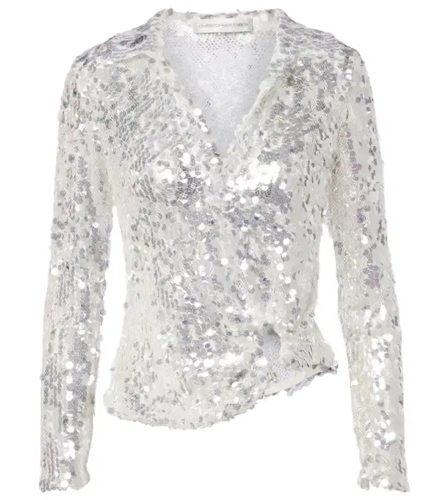 Christopher Esber Opaline sequined top