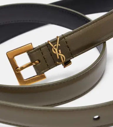 Saint Laurent Cassandre leather belt | Thumbnail 2 Saint Laurent Cassandre leather belt | Thumbnail 2