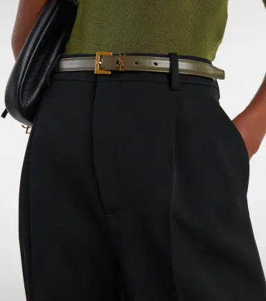 Saint Laurent Cassandre leather belt | Thumbnail 3 Saint Laurent Cassandre leather belt | Thumbnail 3