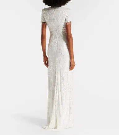 Jenny Packham Madeleine embellished gown | Thumbnail 3