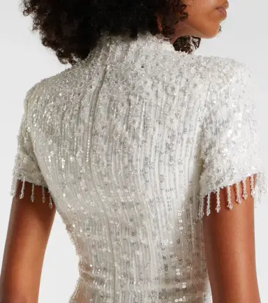 Jenny Packham Madeleine embellished gown | Thumbnail 6