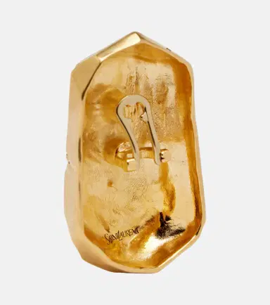 Saint Laurent Organic clip-on earrings | Thumbnail 2