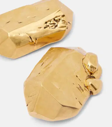 Saint Laurent Organic clip-on earrings | Thumbnail 3
