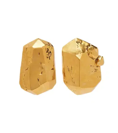 Saint Laurent Organic clip-on earrings | Thumbnail 1