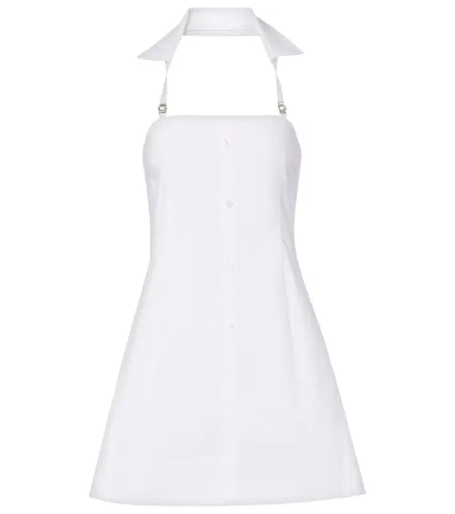 Coperni Halterneck cotton minidress