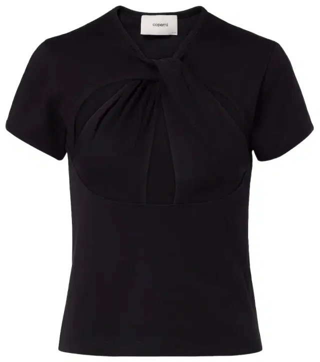 Coperni Cutout cotton T-shirt