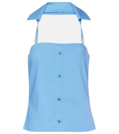 Coperni Halterneck cotton top | Thumbnail 1