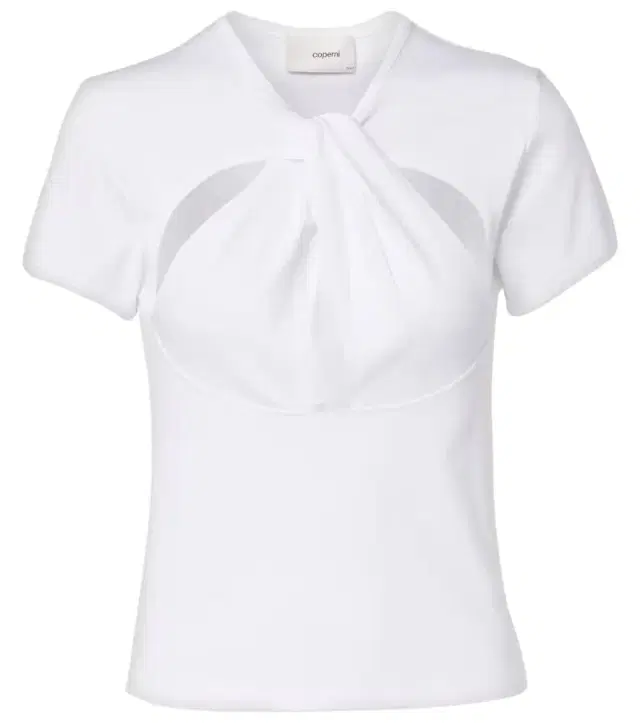 Coperni Cutout cotton T-shirt