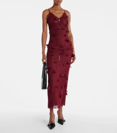 Coperni Butterflies Techno embroidered midi dress | Thumbnail 3