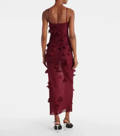 Coperni Butterflies Techno embroidered midi dress | Thumbnail 5