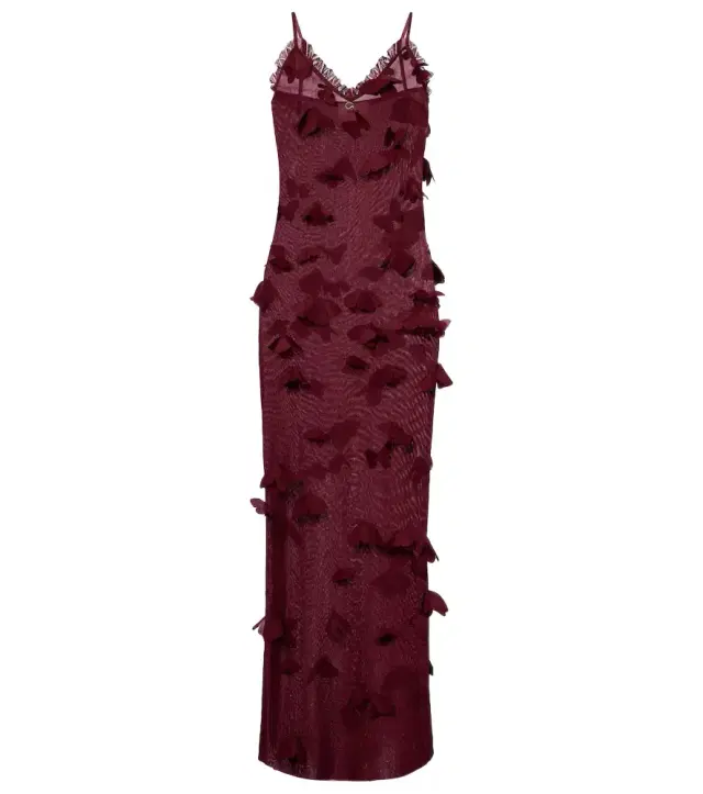 Coperni Butterflies Techno embroidered midi dress