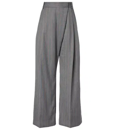 Ganni Pinstripe wide-leg pants | Thumbnail 1