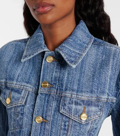 Ganni Peplum denim jacket | Thumbnail 3