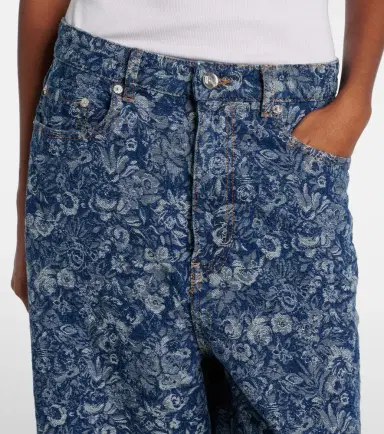 Ganni Tapestry wide-leg jeans | Thumbnail 2