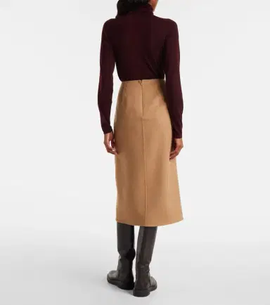 Max Mara Curzio wool wrap skirt | Thumbnail 3 Max Mara Curzio wool wrap skirt | Thumbnail 3