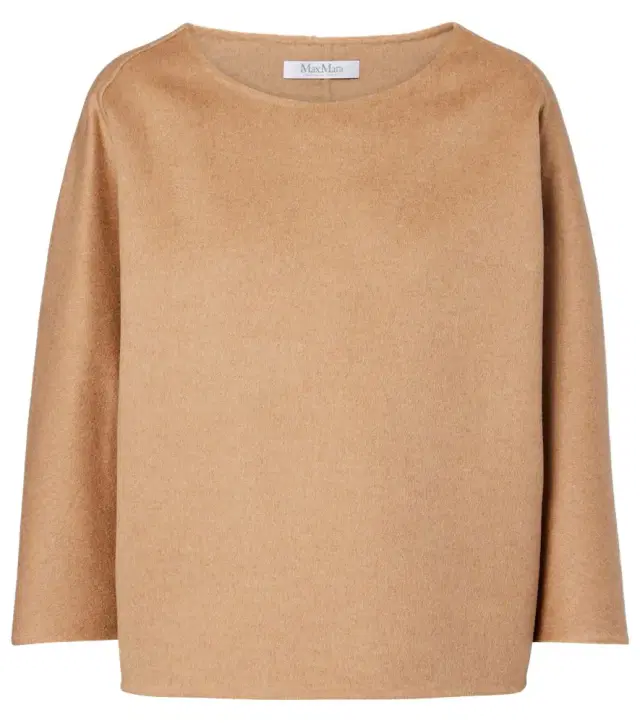 Max Mara Radioso camel hair blouse
