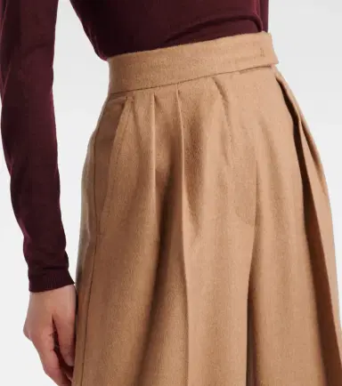 Max Mara Ori pleated camel hair wide-leg pants | Thumbnail 2 Max Mara Ori pleated camel hair wide-leg pants | Thumbnail 2