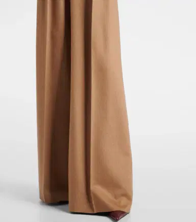 Max Mara Ori pleated camel hair wide-leg pants | Thumbnail 3 Max Mara Ori pleated camel hair wide-leg pants | Thumbnail 3