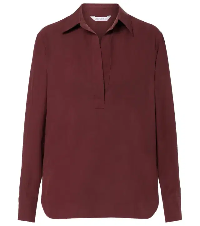 Max Mara Mirko silk crêpe blouse