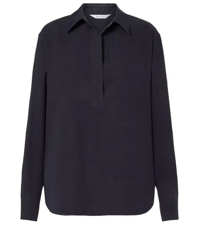 Max Mara Mirko silk crêpe blouse
