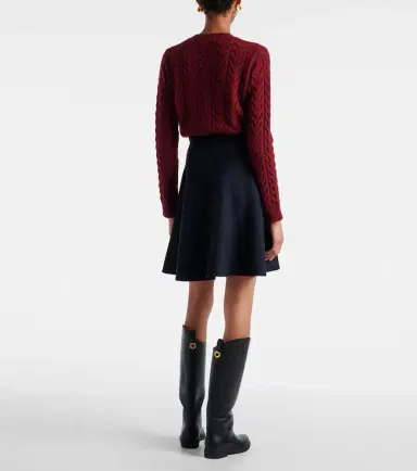 Max Mara Ubalda virgin wool miniskirt | Thumbnail 4