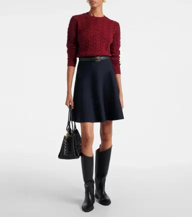 Max Mara Ubalda virgin wool miniskirt | Thumbnail 5