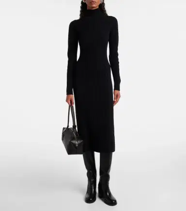 Max Mara Zelanda wool and cashmere midi dress | Thumbnail 3