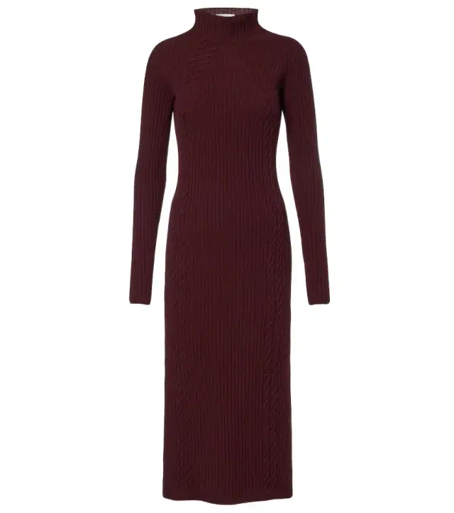 Max Mara Zelanda wool and cashmere midi dress
