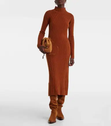 Max Mara Zelanda wool-blend midi dress | Thumbnail 2