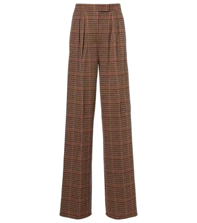 Seggio wool and cotton jersey wide-leg pants