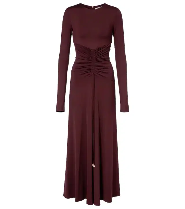 Max Mara Doppia gathered maxi dress