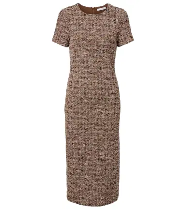 Max Mara Giugno cotton and wool-blend midi dress | Thumbnail 1 Max Mara Giugno cotton and wool-blend midi dress | Thumbnail 1