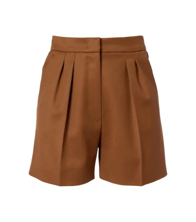 Max Mara Ozieri high-rise virgin wool shorts