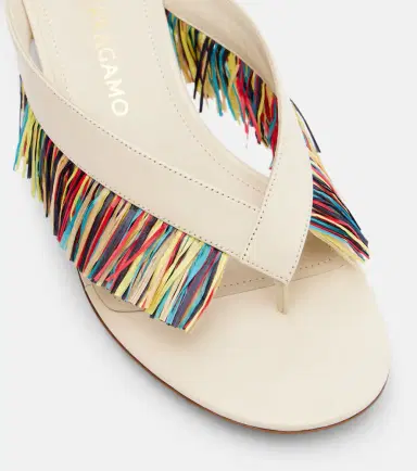 Ferragamo Bettie fringed sandals | Thumbnail 3 Ferragamo Bettie fringed sandals | Thumbnail 3