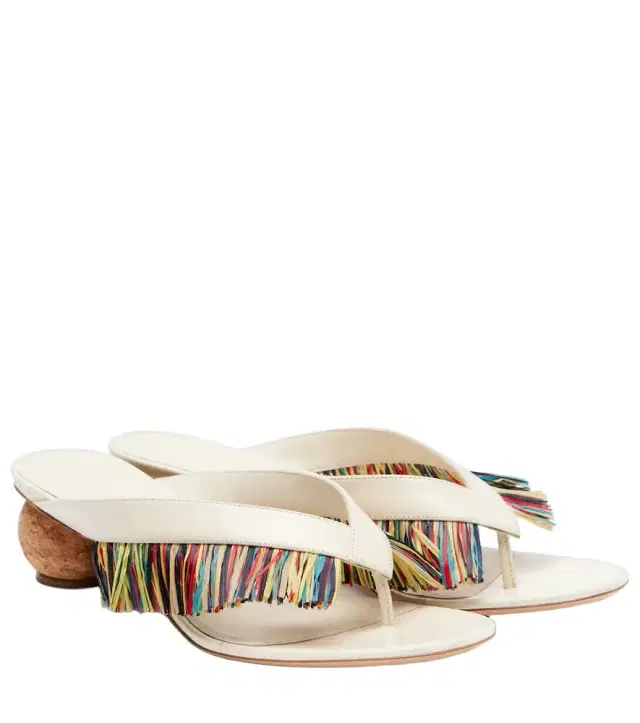 Ferragamo Bettie fringed sandals