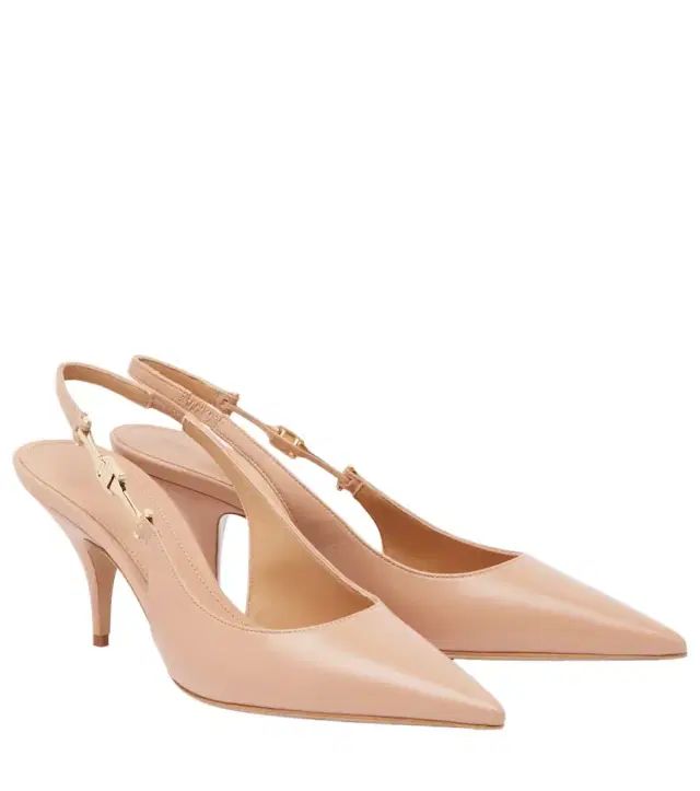 Ferragamo Tally 70 leather slingback pumps