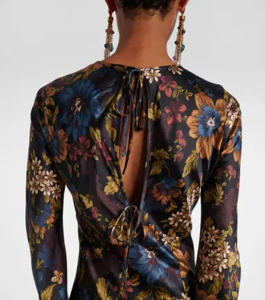 Veronica Beard Gemma floral silk-blend maxi dress | Thumbnail 2