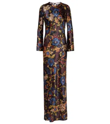 Veronica Beard Gemma floral silk-blend maxi dress | Thumbnail 1