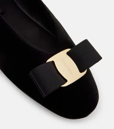 Ferragamo Vanna velvet ballet flats | Thumbnail 4 Ferragamo Vanna velvet ballet flats | Thumbnail 4