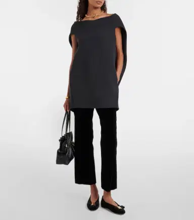 Ferragamo Vanna velvet ballet flats | Thumbnail 5 Ferragamo Vanna velvet ballet flats | Thumbnail 5