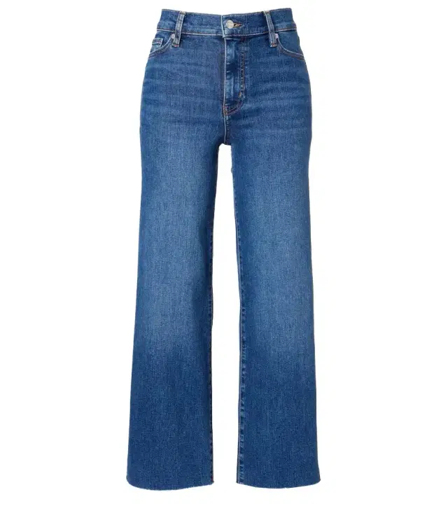 Frame Le Slim Palazzo Crop wide-leg jeans