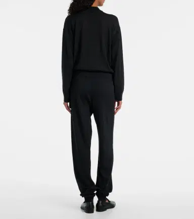 Tod's Knitted virgin wool straight-leg pants | Thumbnail 2