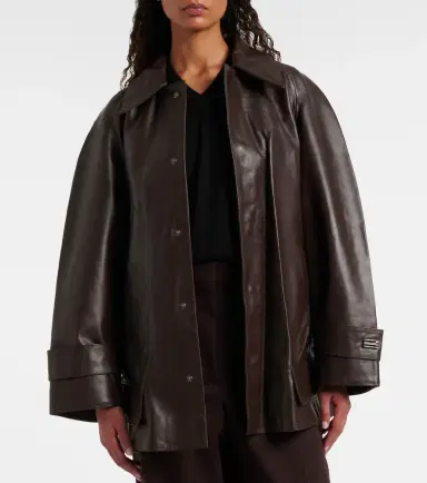 Victoria Beckham Leather jacket | Thumbnail 4