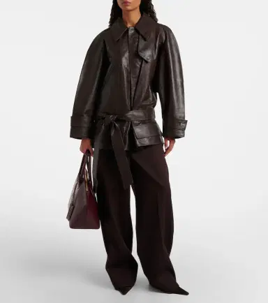 Victoria Beckham Leather jacket | Thumbnail 5