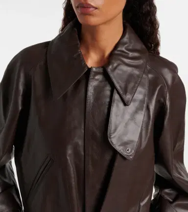 Victoria Beckham Leather jacket | Thumbnail 6