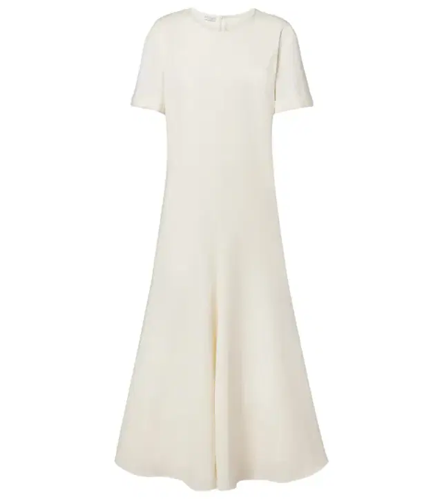 Brunello Cucinelli Wool-blend midi dress