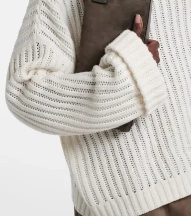 Brunello Cucinelli Ribbed-knit cashmere turtleneck sweater | Thumbnail 4